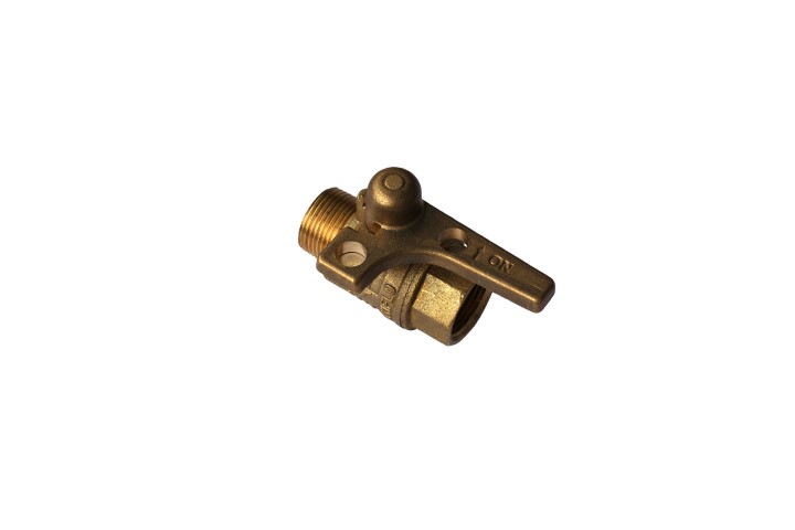 VALVE BALL TEE HDLE MALE/FEMALE BRASS BSP 1 INCH 